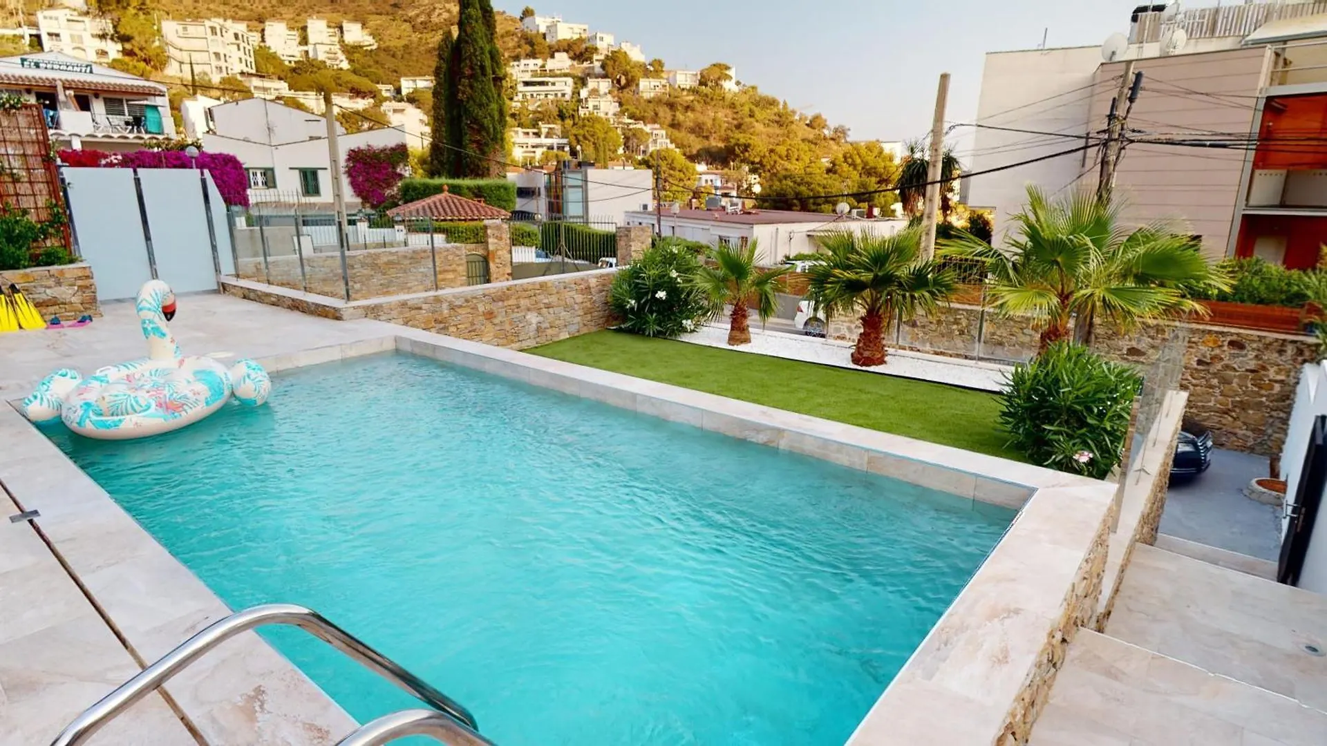 Maison, Piscine, Plage, Commerce Restaurant Roses Villa